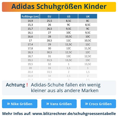 adidas welche grösse maximal verfügbar|adidas größen tabelle kinder.